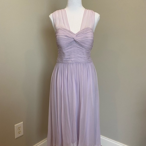 Donna Morgan Dresses & Skirts - Donna Morgan Lavender Silk Cocktail Dress